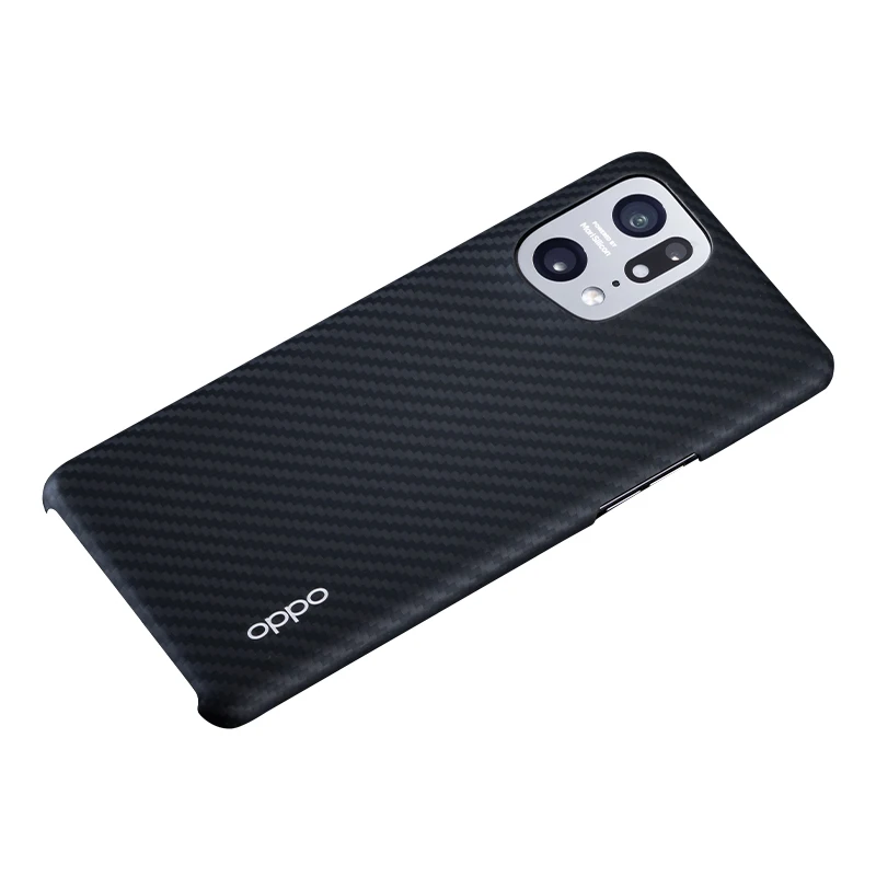 100% Original OPPO Find X5 Pro Case Carbon Fiber Case Ultra Thin Protective Ice Skin Karbon Cover For OPPO Find X5 Pro Phone