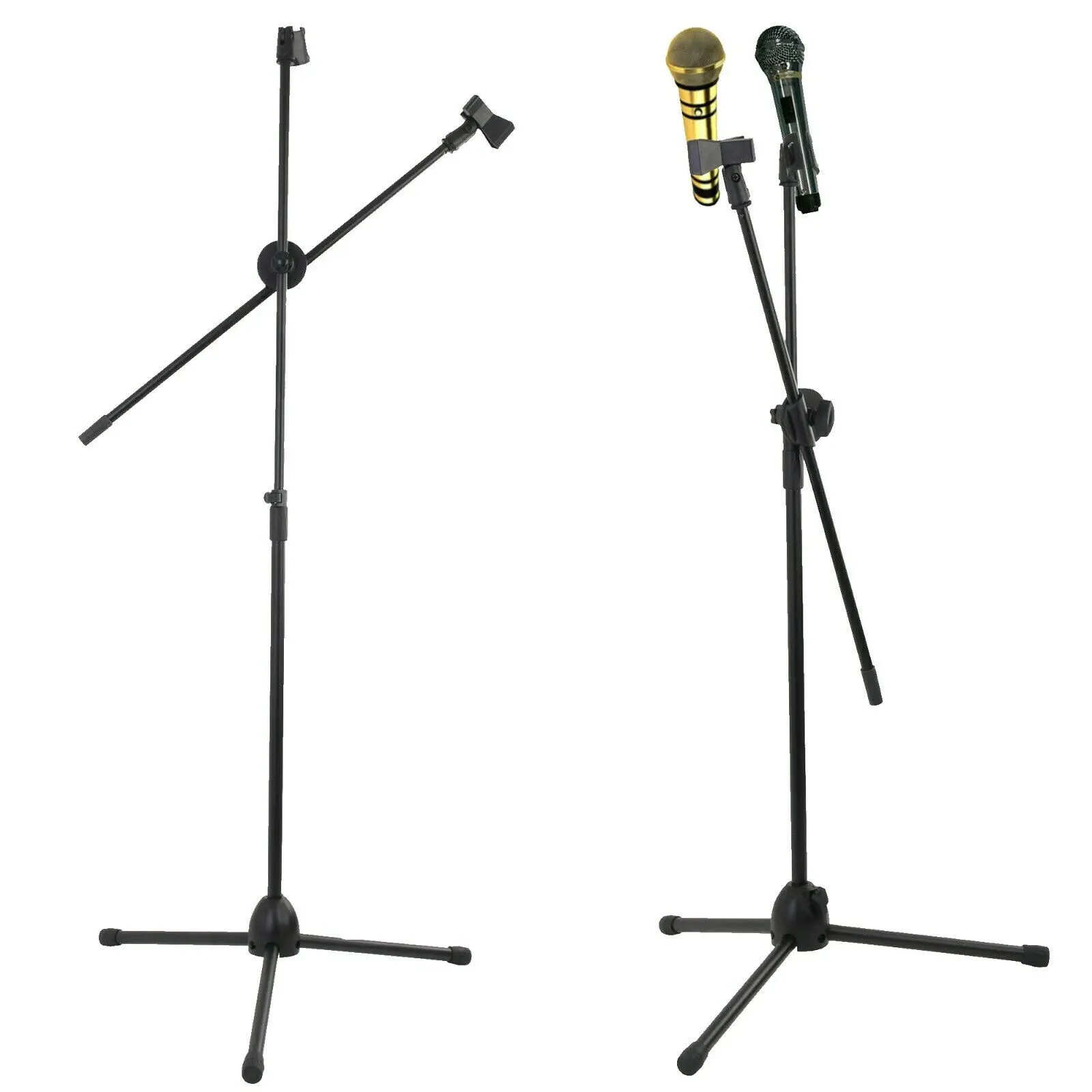 

PROFESSIONAL BOOM MICROPHONE MIC STAND HOLDER ADJUSTABLE WITH FREE CLIPS NEW