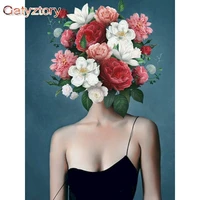 gatyztory frame women figure picture diy painting by numbers for adults wall art picture by numbers canvas painting home decors