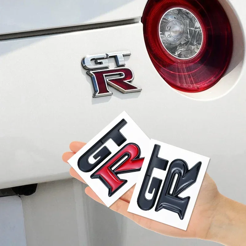 1 шт. металлическая наклейка GTR с логотипом автомобиля наклейки R GT ярлык знаком