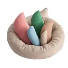 6 шт.компл. реквизит для фотосъемки новорожденных детская подушка в форме Луны клиновидная подушка для фотосъемки Детские подушки реквизит для фотосъемки аксессуары