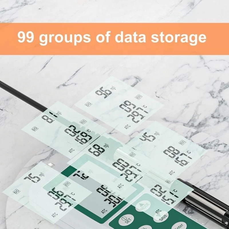 Экономичный оптический измеритель растворенного кислорода с тонким датчиком DO