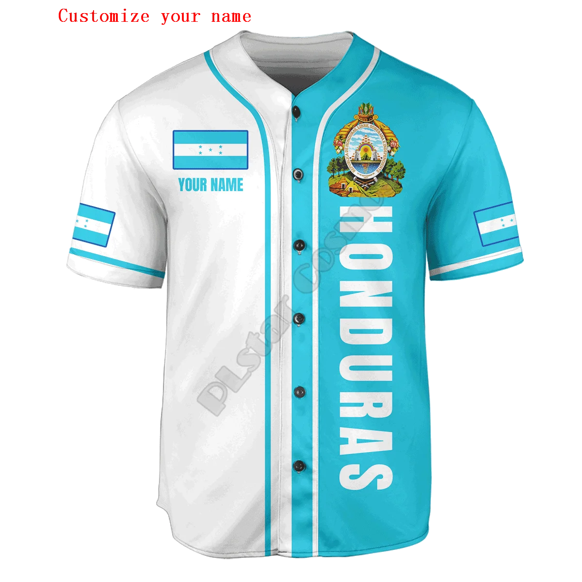 Dominican Half & Half Customize Your Name Baseball Jersey Shirt Baseball Shirt 3D Printed Men's Shirt Casual Shirts hip hop Tops