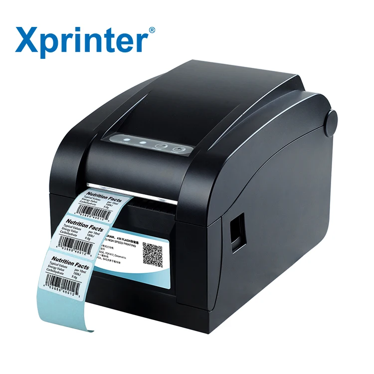 Фото Принтер Xprinter XP-350B/350BM 2-в-1 для прямой термопечати чеков, билетов и этикеток (3 дюйма/80 мм) №2
