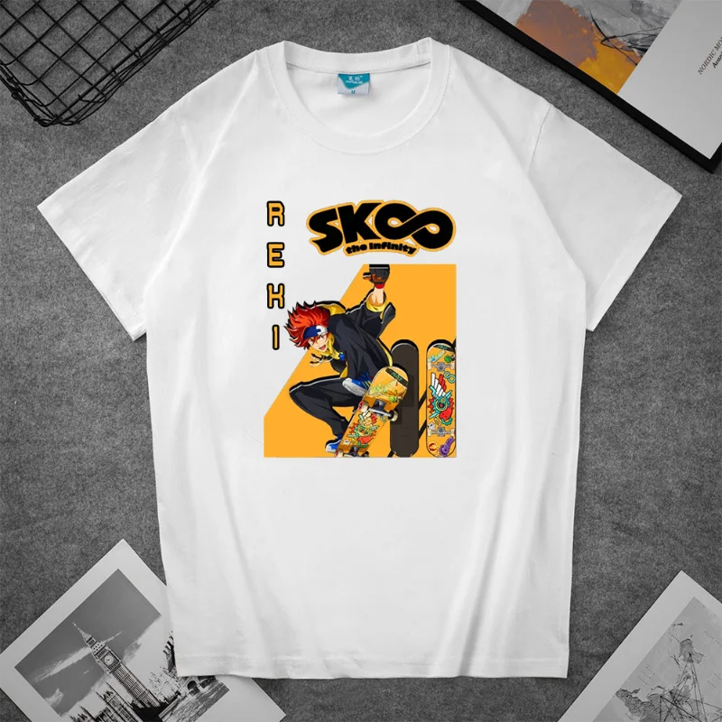 

Anime Clothing Sk8 The Infinity Print T-shirts for Woman Cartoon Clothes Kyan Reki Printed Cute Thin Spring Summer Fashion Boy