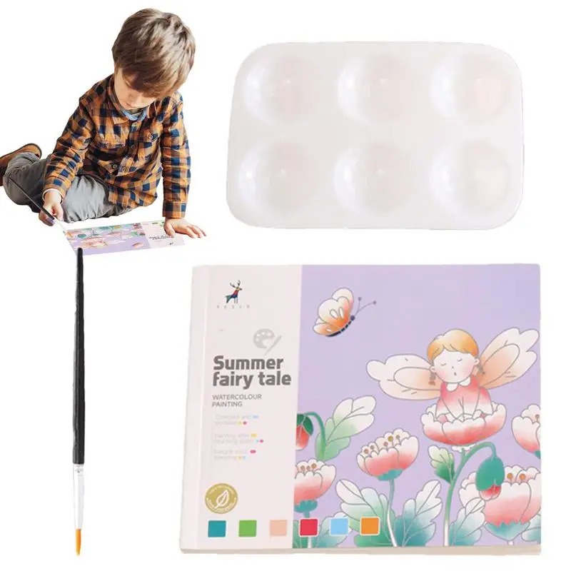 Детская Акварельная книга Забавный набор акварельных картин для малышей 20