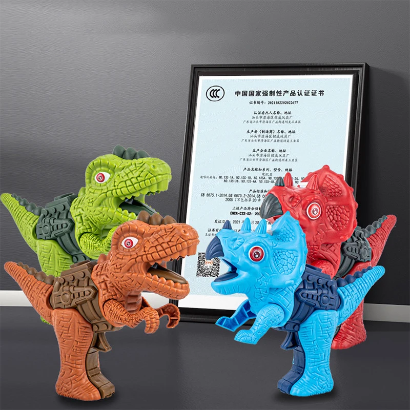 Dinosaur Sound Light Spray Gun For Kids Tyrannosaurus Rex Triceratops Summer Outdoor Gun Toy Indoor Disinfection Safe Sprayer images - 6