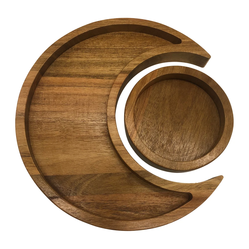 

Деревянный поднос для демонстрации ювелирных изделий, органайзер для эфирных масел, подставка для украшения дома, круглый дизайн, украшени...