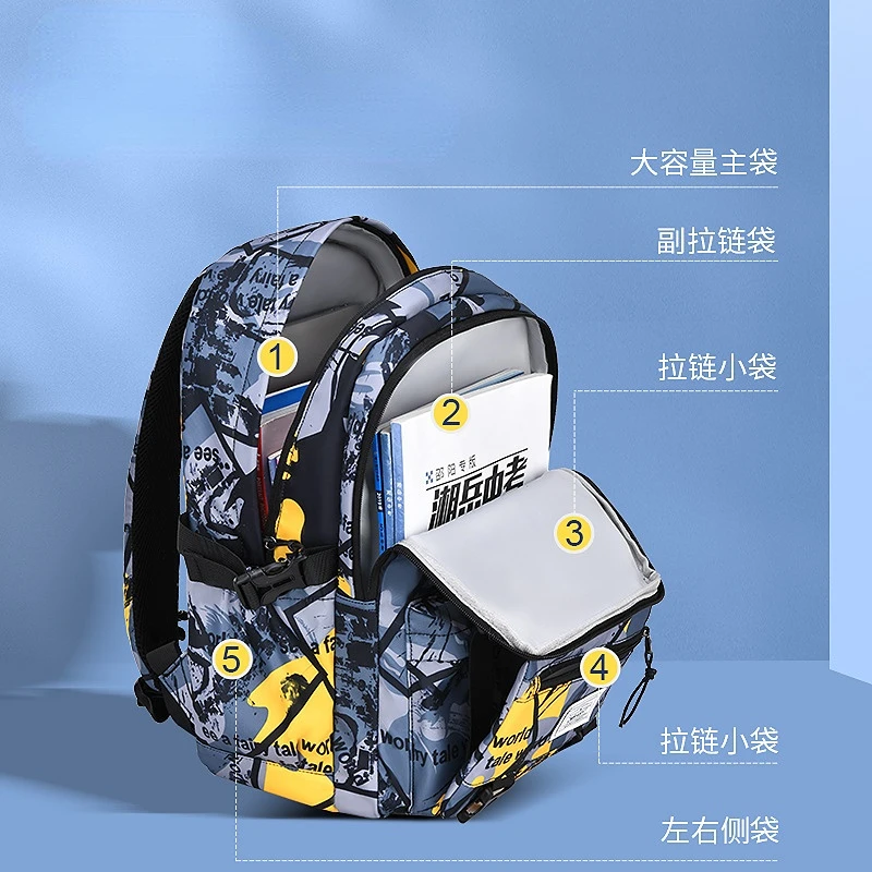 Waterproof  children School Bags For Boys Primary Schoolbag Kids backpack large orthopedic Backpack travel mochila infantil 2022