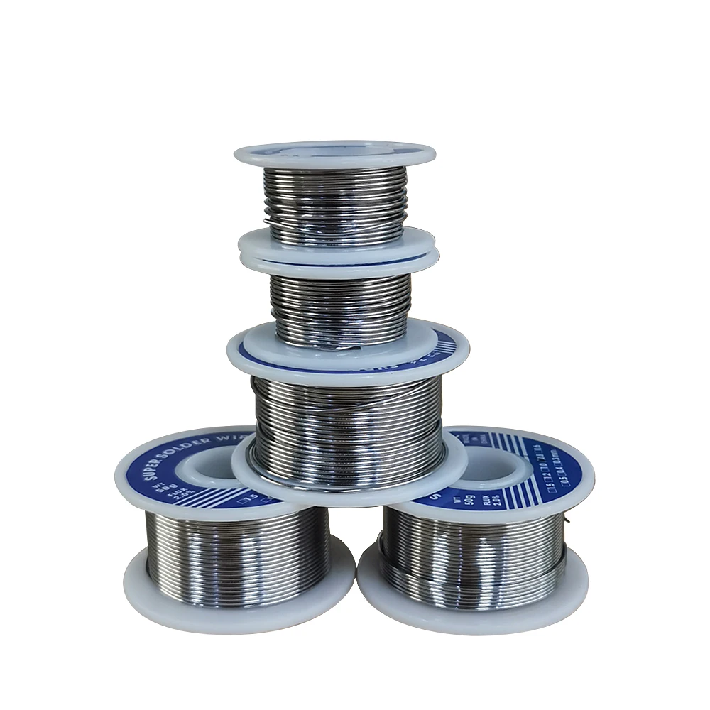 

solder wire 0.8mm 1.0mm 20g 50g 100g Soldering Tin Wire Tin Melt Rosin Core Solder Soldering Wire Roll No-clean FLUX 2.0%