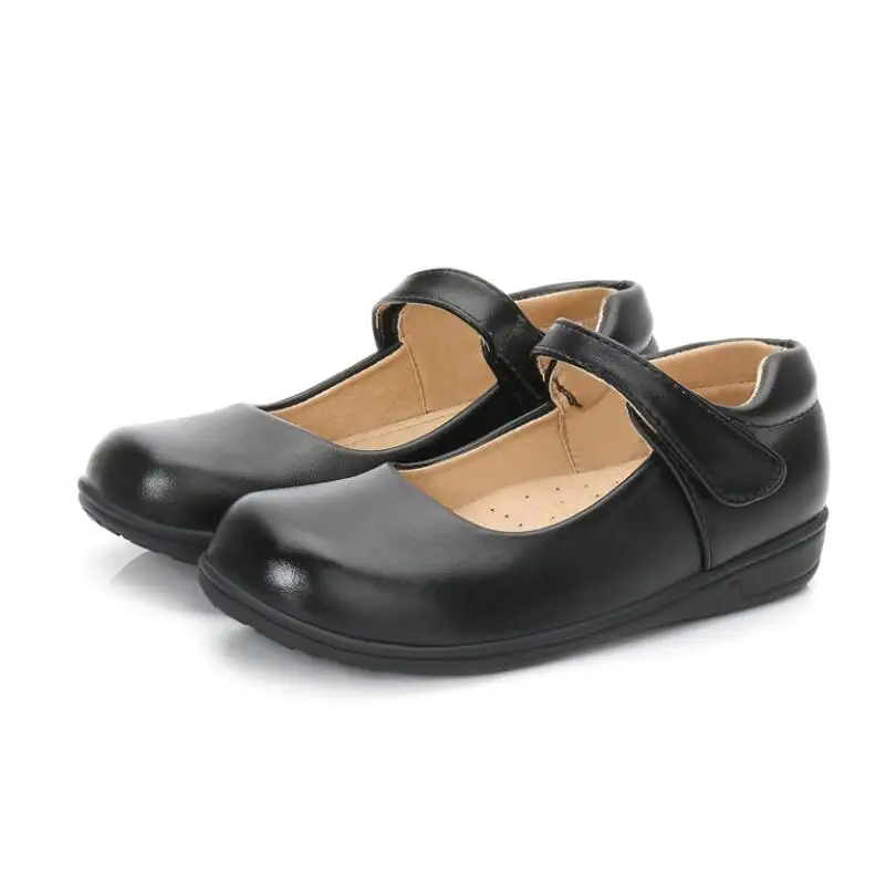 

Girls Leather Shoes for Children Wedding Dress Princess Dance Shoes Kids Black Student Sandals Korean Fashion Performance Shoes