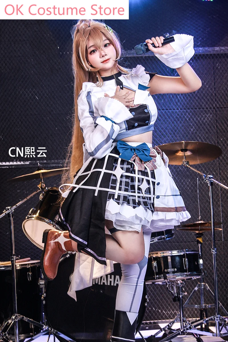 Виртуальный Idol Vtuber holololive4th Nanashi Mumei косплей костюм игра Косплей Аниме Униформа