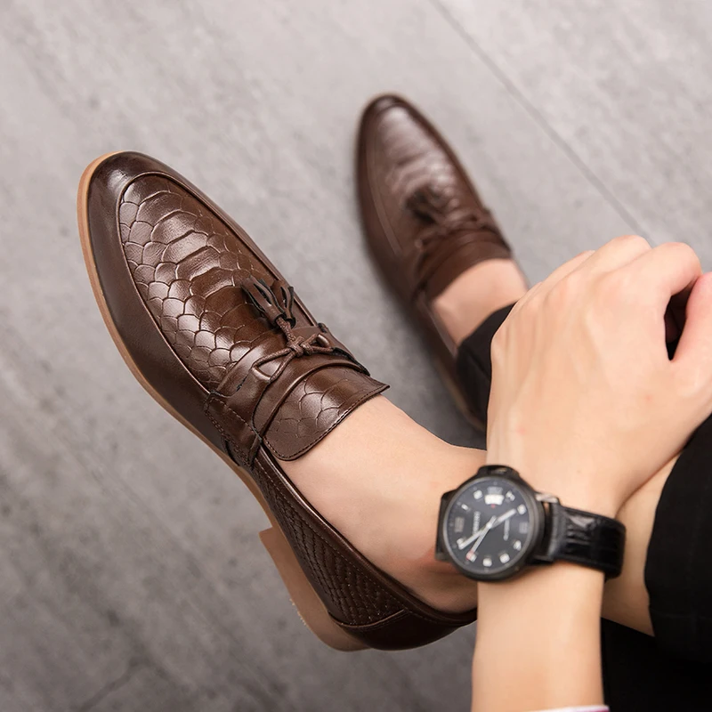 Мужские кожаные туфли-оксфорды на заказ деловые дышащие туфли для улицы свадьбы