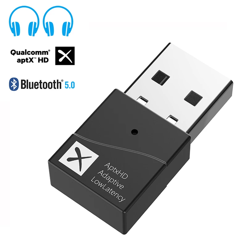 Bluetooth 5,2 передатчик 5,0 APTX HD LL с низкой задержкой, адаптивный ...