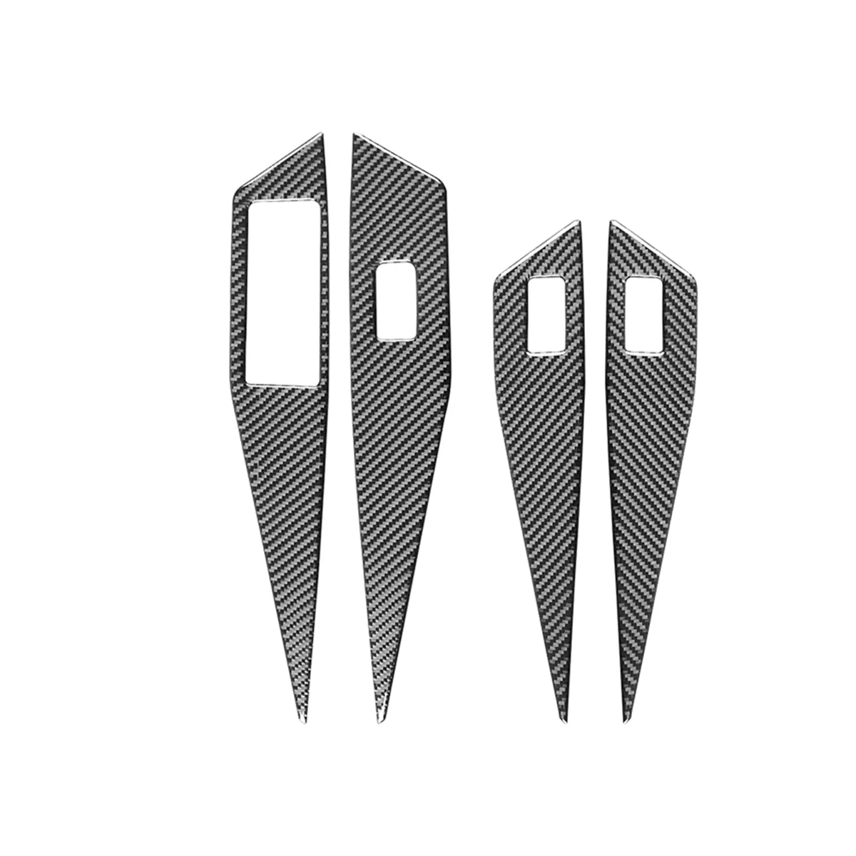 Для VW ID.4 ID4 2021-2023 LHD углеродное волокно двери автомобиля окно стекло кнопка