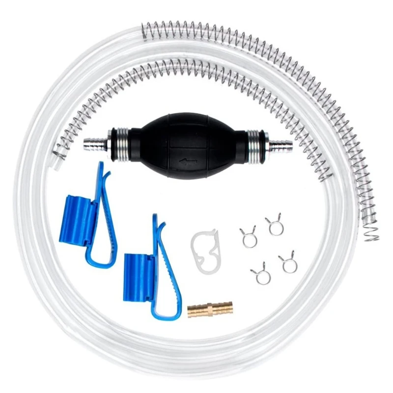 

Siphon Pump Kit Efficient Siphon Hose Gas Oil Water Fuel Transfer Siphon Pump for Aquariums Water Changer Hand Drop Shipping