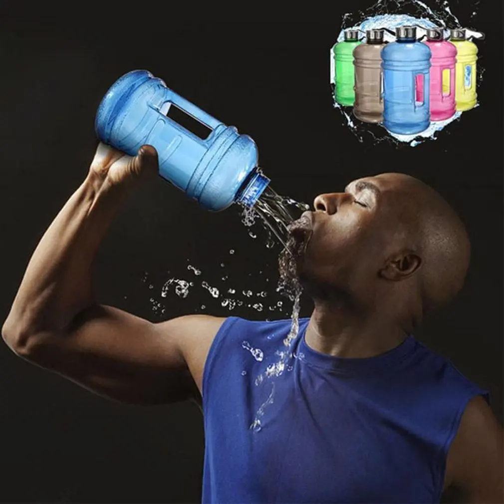 

Large Capcity Water Bottle 2.2L Shaker Bottle with Handle Outdoor Fitness Running Gym Training Clear Plastic Sports Bottles