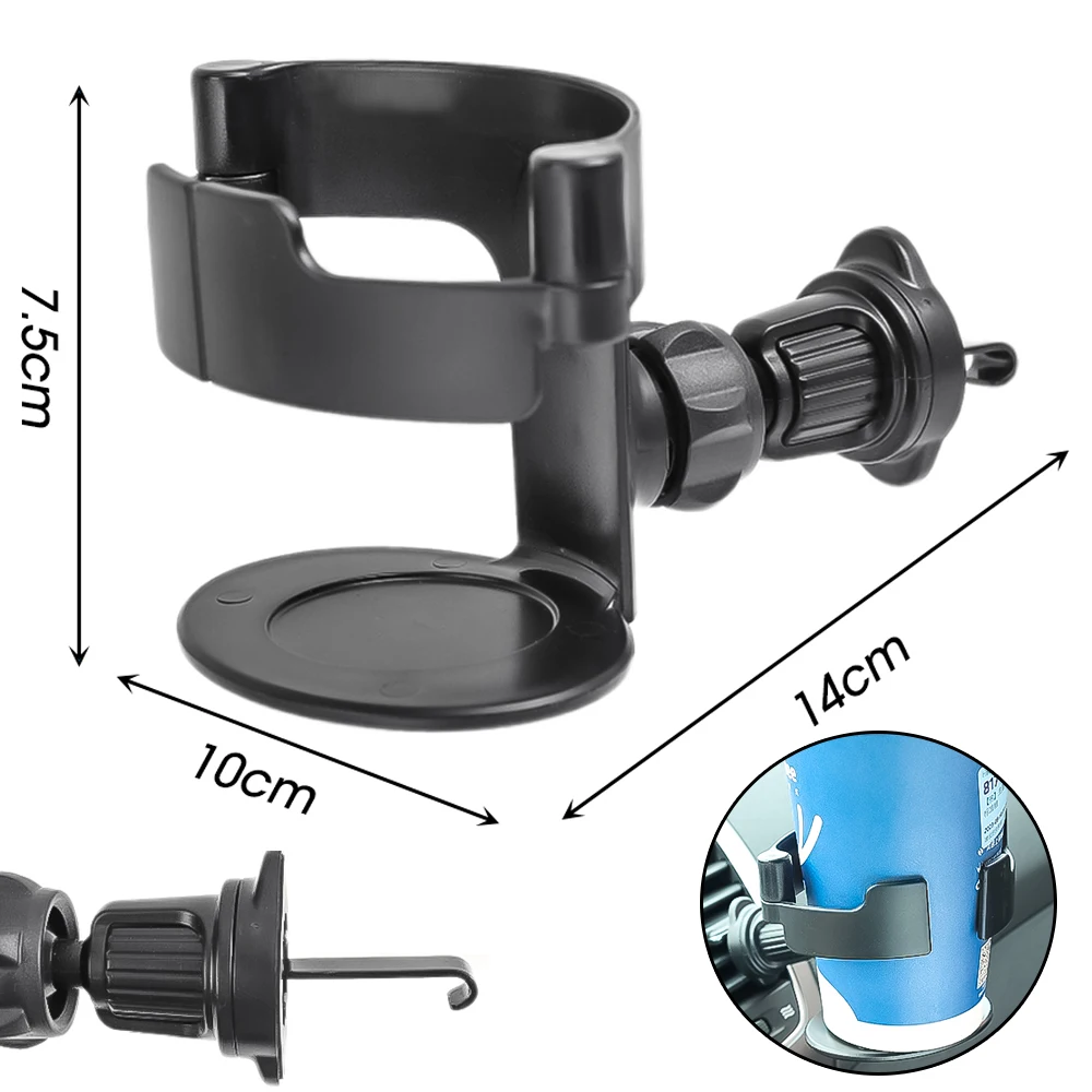 

Автомобильный держатель для стакана, многофункциональная подвесная пепельница для напитков с креплением на чашку для кондиционера, нескользящая подставка для телефона