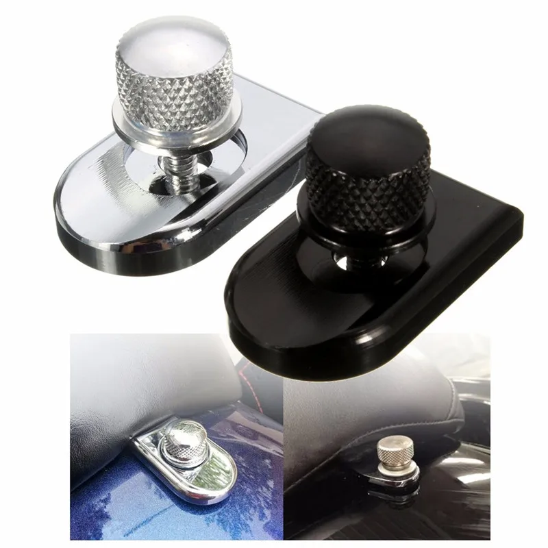 

1/4-20 Motorcycle Seat Bolt Tab Screw Mount Knob Cover For Harley Sportster Dyna Fatboy Road King