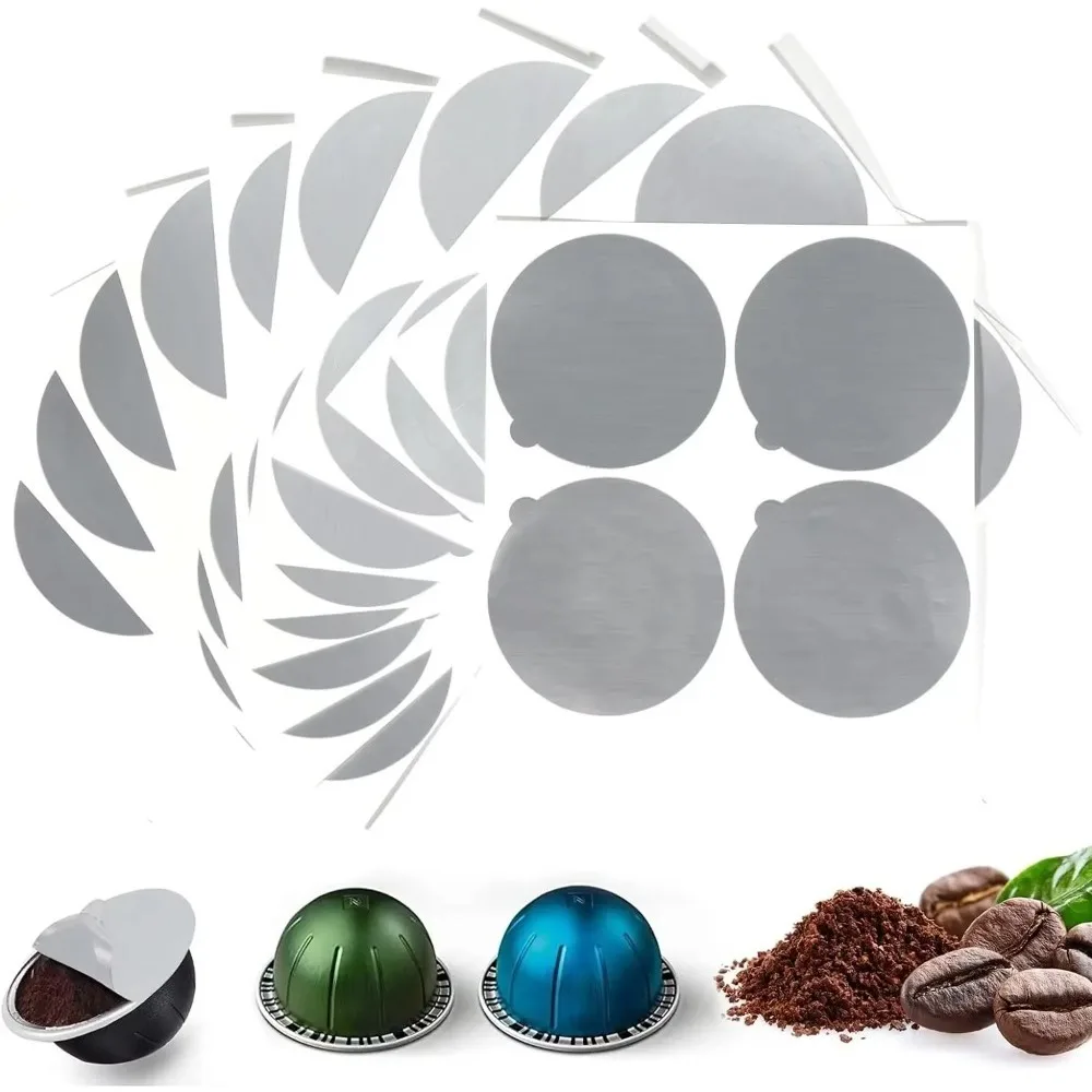 

Алюминиевые крышки для капсул Nespresso Vertuo