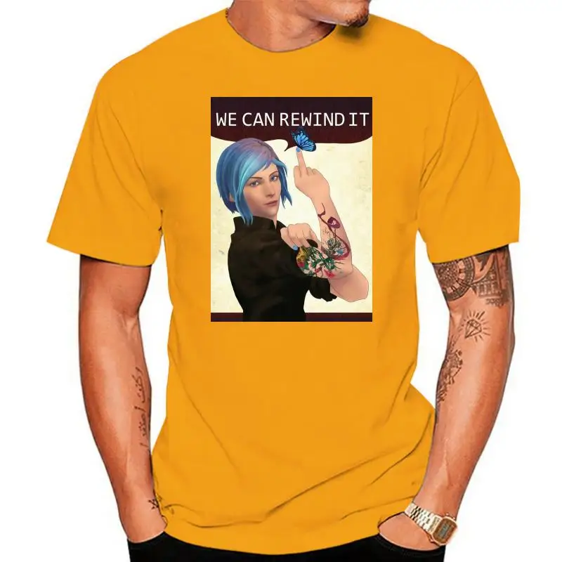 

Повседневная мужская футболка с надписью «We Can Rewind It»