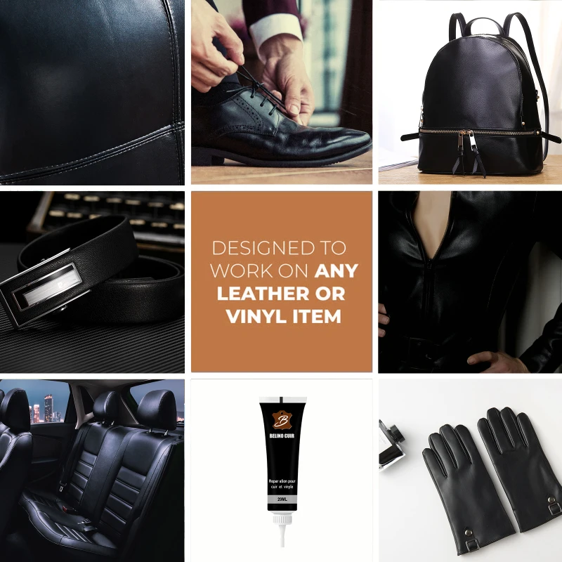 20ml Leather Finish Car Repair Gel Seat Complementary Refurbishing Cream Paint For Maintenance Paste
