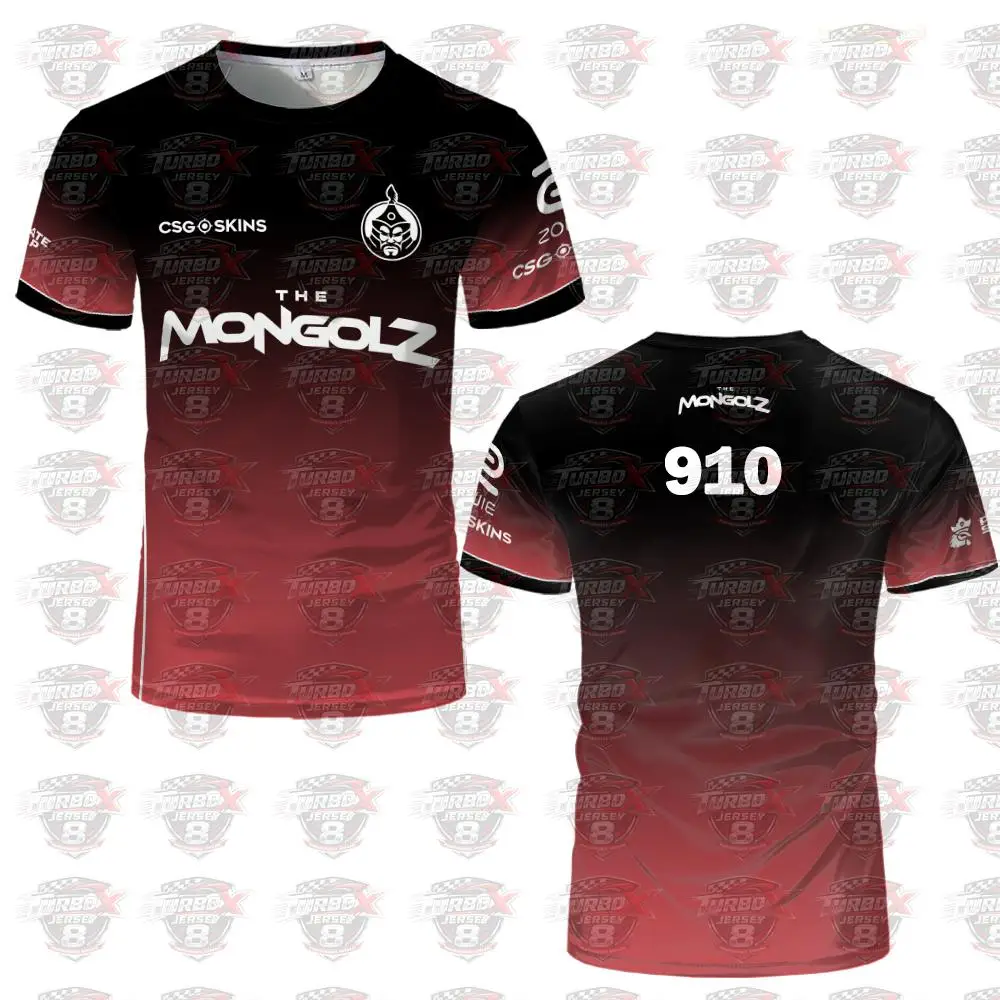Фото Футболки для фанатов команды The Mongolz Esports Team 2026 года, тренировочная форма игроков Major Pro League CS2, мужские и женские, на заказ №1