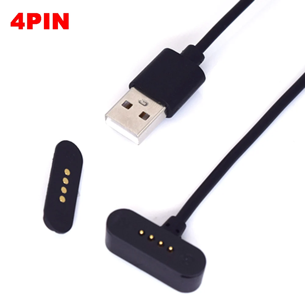 Купи High Current Magnetic Pogo Pin Connector male and female 4P DC USB Cable Adapter Current Charging Data Cable Magnetic Connector за 125 рублей в магазине AliExpress