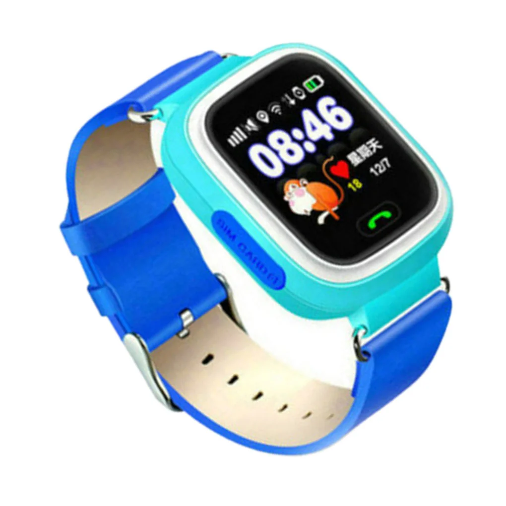 

Wristwatch GPS Q90 Child Smart Watch Phone Position 1.22 inch Color LCD Touch Screen WIFI SOS Smart Baby Free shipping Genuine