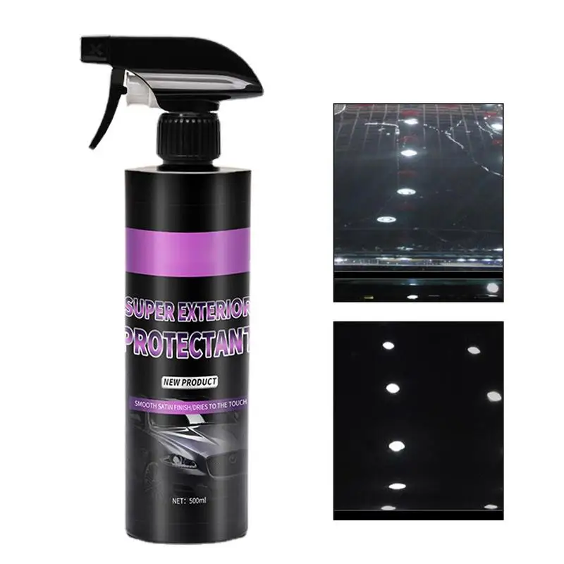 

Polisher For Car Detailing 500ml Automotive Non Greasy Polishing Spray Portable Vehicles Polishing Compound For Protection