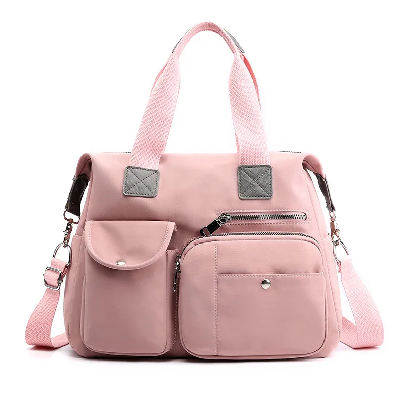 

OLN Women's Shoulder Bag European And American Women's Shoulder Bag Mommy Bag Nylon Bag Portable High Capacity Travel Bag