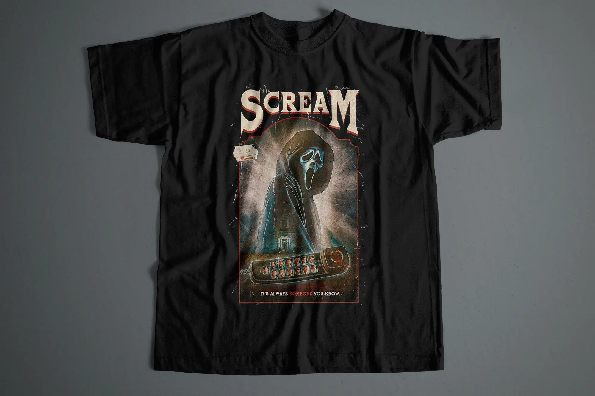 Кричащая ужасная футболка