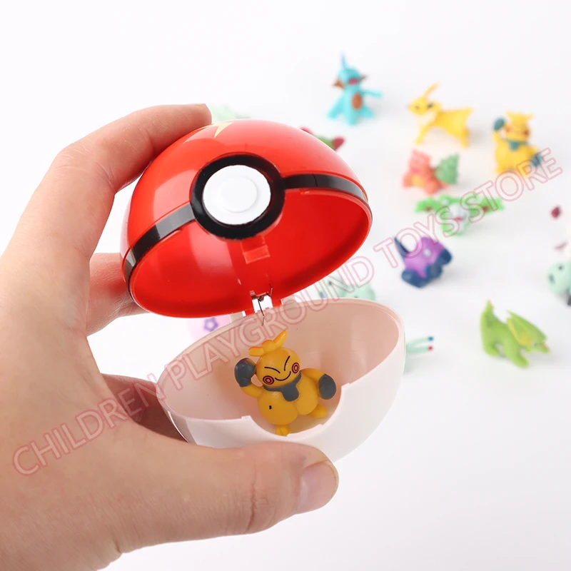 

20 Kinds of 7CM Transformation Style Pocket Monster Pet Elf Toy Fairy Ball Animation Cartoon Model