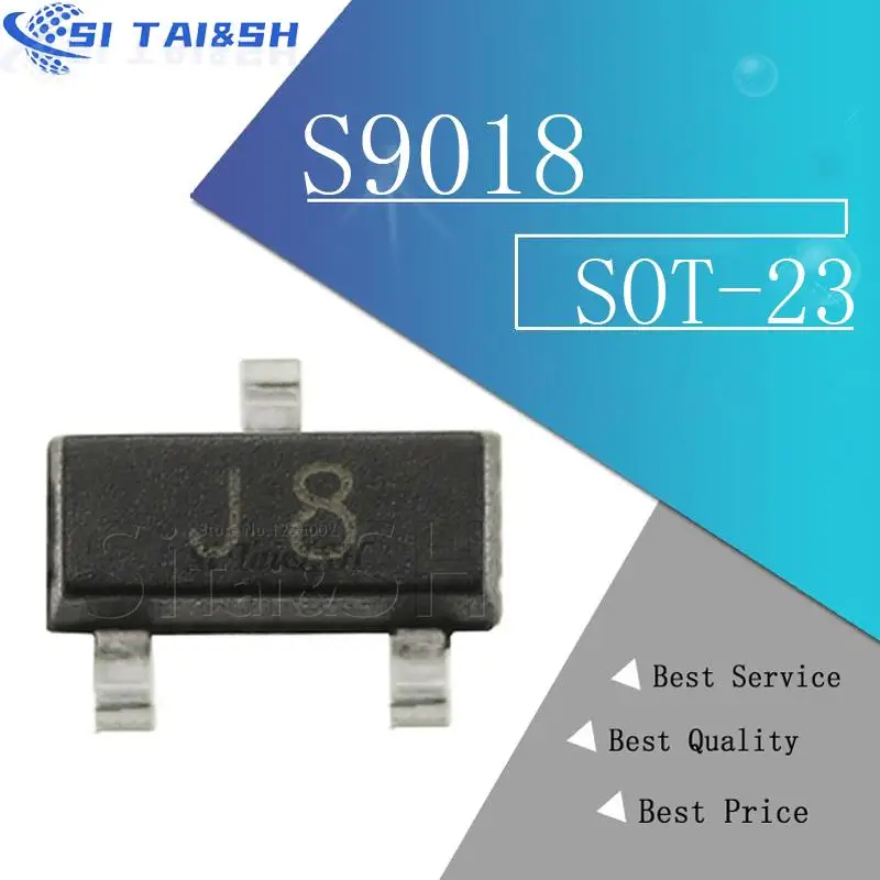 100 шт. S9018 SOT23 9018 SOT SMD J8 SOT-23 Новый транзистор | Транзисторы