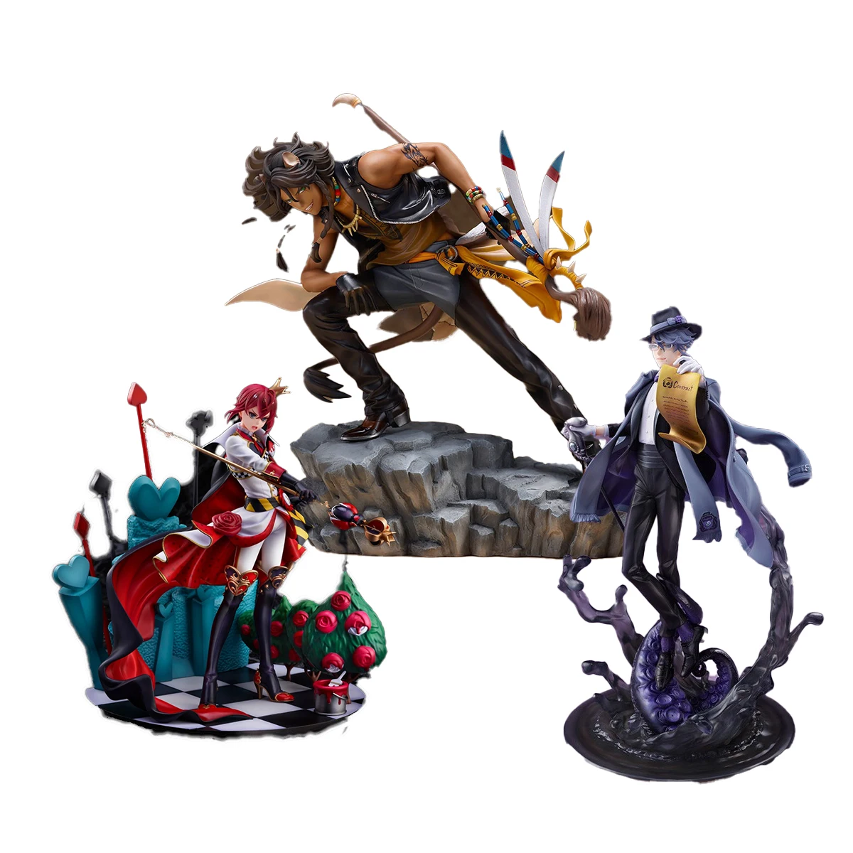 

[В наличии] оригинальная загадка синяя Ashengrotto, красные сердца, Leona Kingscholar, витая страна чудес, анимационная модель, художественная коллекция