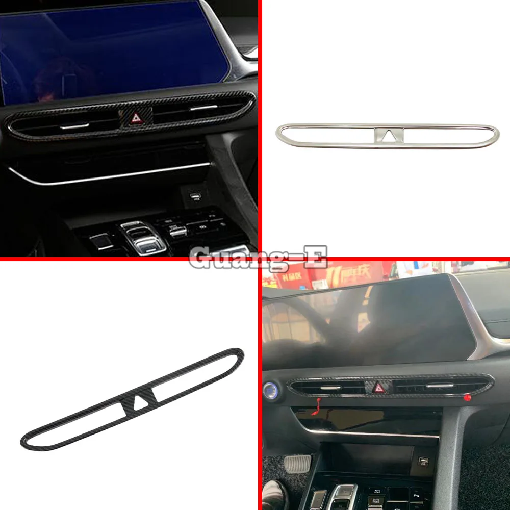 

Автомобильная наклейка для Hyundai Sonata 10th DN8 2020 2021 2022 2023 ABS/стальной выключатель вентиляционных отверстий Средний Контроль состояния воздуха ра...