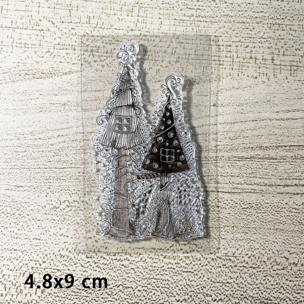 

New Arrival mushroom Clear Stamps for DIY Scrapbooking Card Transparent Silicone Stamp Making Photo Album Crafts Decor