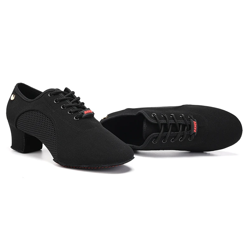 HROYL Dance-Shoes Ballroom Latin Dance Shoes For Women Ladies Girls Jazz Tango Dancing Shoe Performance Salsa Practise Shoe