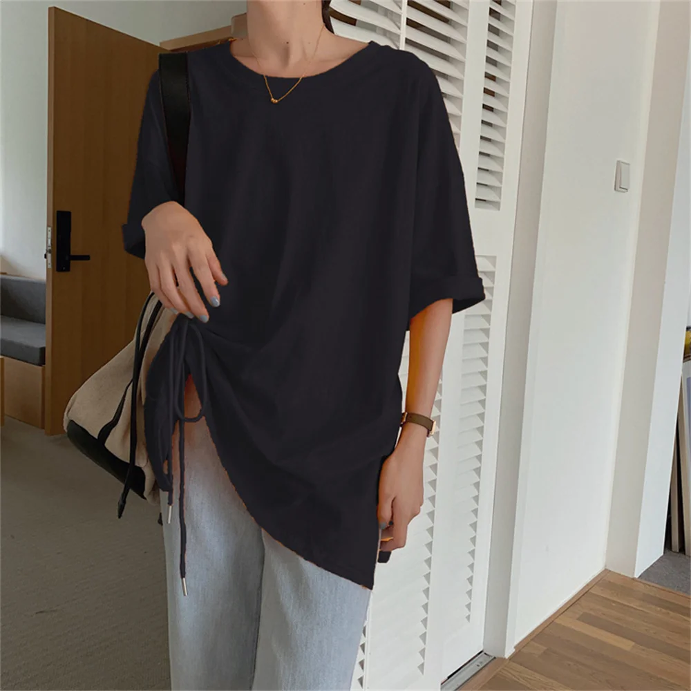 Футболка Alien Kitty Женская однотонная на шнуровке стильный топ с коротким рукавом