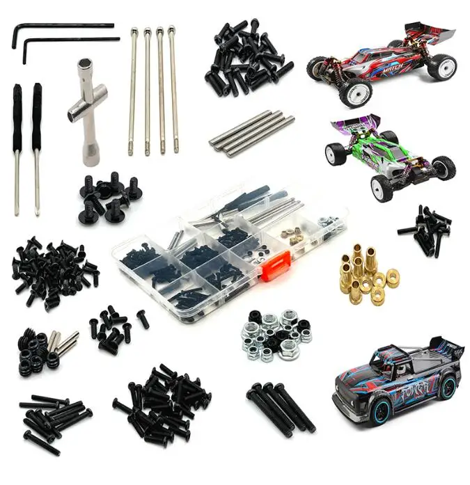 

WLtoys 1/10 104001 104002 104072 RC Car spare parts Refitting screw tool box