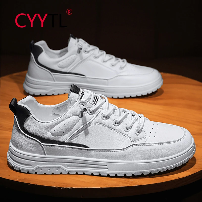 

CYYTL 2022 Spring New Men's Sports Shoes Breathable Running Skate Sneakers for Students Low Top Walking Non Slip Casual Tennis