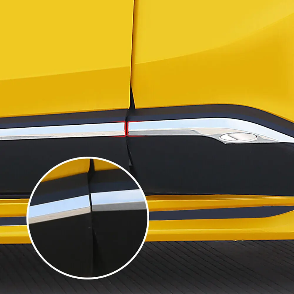 

Автомобильные аксессуары для Toyota C-HR CHR 2016 2017 2018 2019 2020 2021 2022 2023 Нержавеющая внешняя накладка на корпус боковой двери 4 шт.