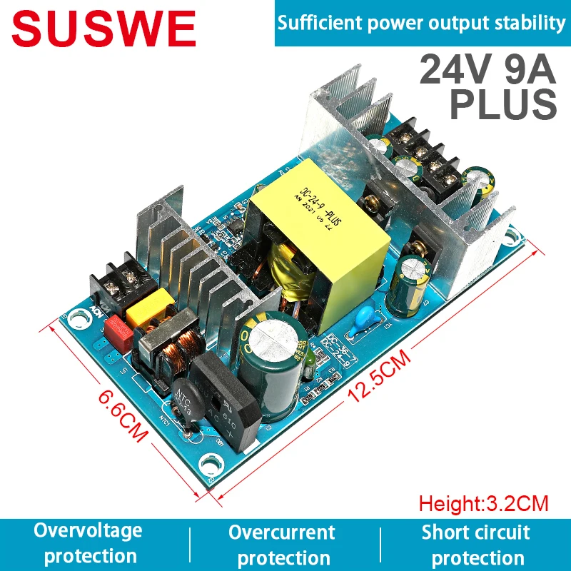 DC-AC 3A 5A 12a 9A 1A 2A adjustable step-down power supply module board voltage stabilized model mp1584en 24 V-12 V 9 V to 5 V