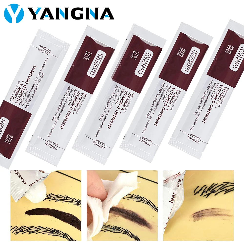 

Tattoo Cream Vitamin Ointment A&D Anti Scar for Permanent Tattoo Microblading Body Lips Makeup Aftercare Repair Healing Cream