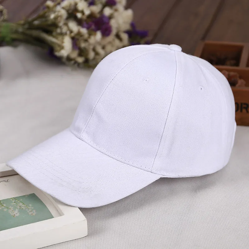 Fashion Retro Solid Color Men and Women Universal Baseball Cap Outdoor Sports Casual Girl Ponytail  Hat Sale