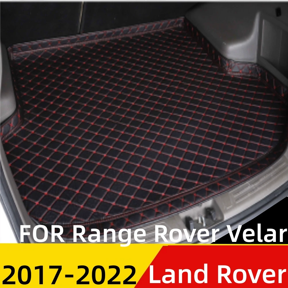 

Car Trunk Mat For Land Rover Range Rover Velar 2017-22 All Weather XPE Rear Cargo Cover Carpet Liner Tail Parts Boot Luggage Pad