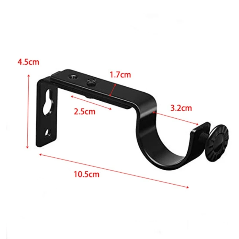 4/8 шт. держатель карниза металлический стержень кронштейн оконный карниз