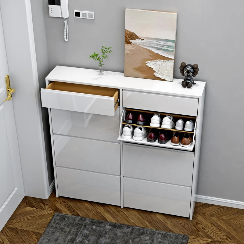 Роскошные шкафы для хранения обуви простой скандинавский пылезащитный ящик