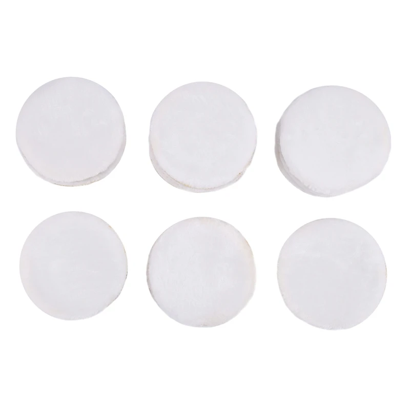 

100Pcs 125Mm Car Polishing Pad 5 Inch Polish Waxing Pads Fiber Polisher Bonnet Car Paint Care