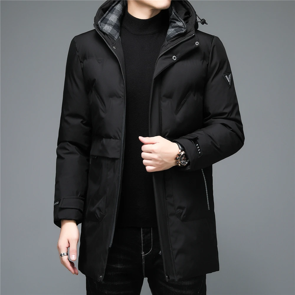 COODRONY Brand Men's Parka Winter New Arrival Hooded Long Jacket Men Thick Warm Windbreaker Zipper Big Pocket Outwear Coat Z8150
